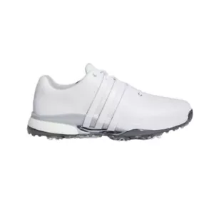 Adidas Men's Tour360 24 Boost Golf Shoes - IF2044 - White/White/Silver - Picture 1 of 6