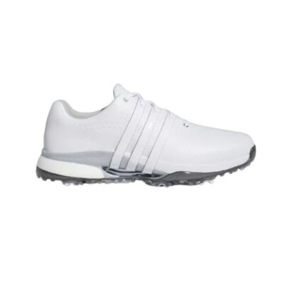 Adidas Men's Tour360 24 Boost Golf Shoes - IF2044 - White/White/Silver - Image 1 of 4