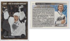 1993-94 Score Canadian Gold Rush Wayne Gretzky #662 HOF