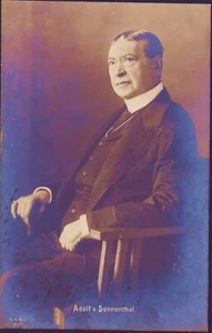 Adolf von Sonnenthal 1834 - 1909, actor austriaco - RPPC - Imagen 1 de 3