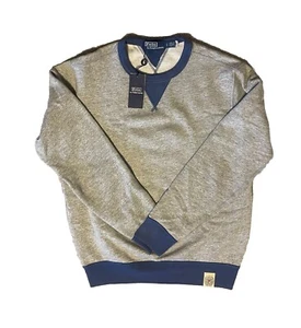 Ralph Lauren Polo Mens Classic Grey Crewneck Sweatshirt Size Small NWT - Picture 1 of 4