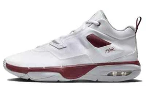 Men Nike Air Jordan Stay Loyal Basketball Shoes Size 12 White Maroon FB1396 160 - Picture 1 of 8