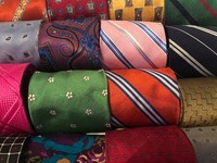 Lot 50 100% Silk Neckties Job Suit Wear Quilting Craft Neck Tie Lots Free Ship