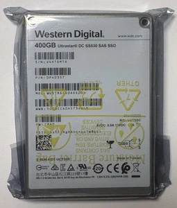 WD Ultrastar DC SS530 400GB SSD SAS 12Gb/s P/N: 0P40357 WUSTR6440ASS204 - Picture 1 of 1
