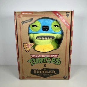 Fuggler x Teenage Mutant Ninja Turtles Leonardo Limited Edition Plush New Boxed - Picture 1 of 4