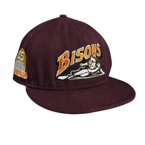 New Era 59Fifty Buffalo Bisons MILB 25th Anniversary Fitted Hat Cap Size 8 - Picture 1 of 8