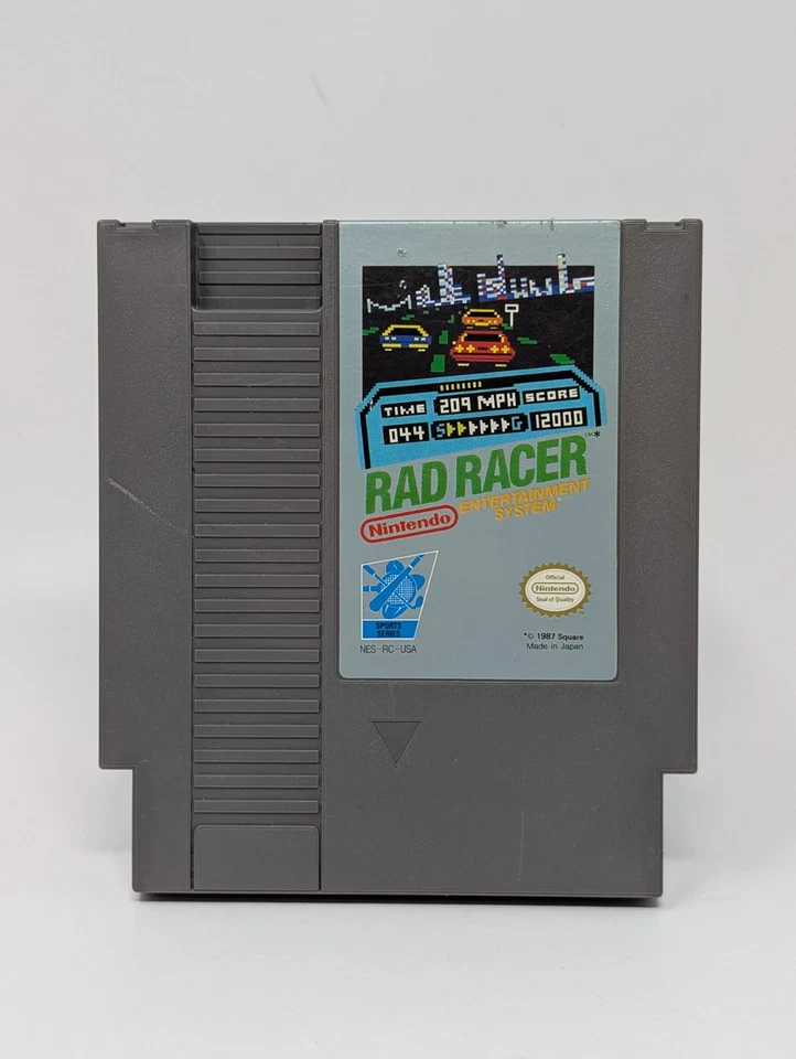 Rad Racer (Nintendo Entertainment System, 1987) - Cart Only - Image 1 of 3