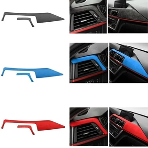 Gray Central Console Dashboard Panel Cover Kit For BMW 3 4 Series 2013-2019 2014 - Picture 1 of 10