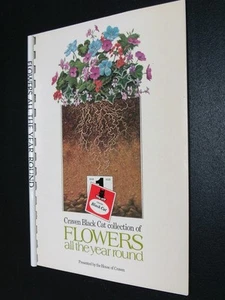 CARRERAS-EMPTY ALBUM- FLOWERS ALL THE YEAR ROUND 1977 (BLACK CAT) - Picture 1 of 2