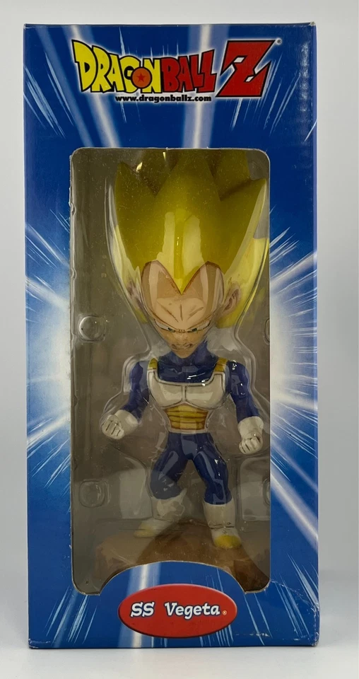 ВЕГЕТАРИАНСКАЯ ФИГУРКА С КАЧАЮЩЕЙСЯ ГОЛОВОЙ SUPER SAIYAN ВИНТАЖ 2002 FUNIMATION РЕДКАЯ В КОРОБКЕ - Изображение 1 из 2