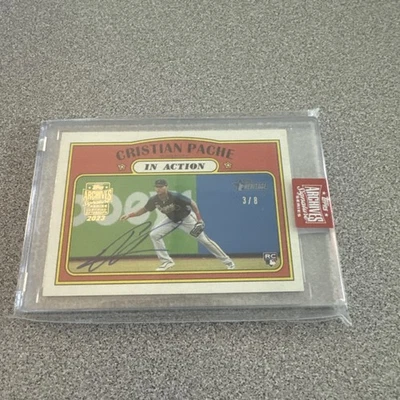 2023 Topps Archives Signature Series - Christian Pache SSP /8 - Image 1 of 2