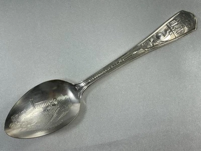 1933 Century of Progress, Science Court, Chicago  Par Plate Spoon  B22.38 - Image 1 of 4