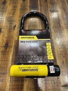Kryptonite New York Lock LS/MC U-Lock 9/10 Security Rating New-U Model - Picture 1 of 24