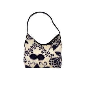 echt Gucci Vintage schwarz Nylon Canvas Hobo Schultertasche Beuteltasche - Bild 1 von 5