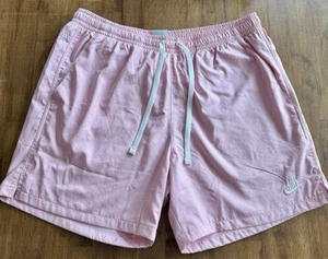 Nike Sportswear Woven Lined Flow Shorts Pink DR5678 Men Large Good Condition - Picture 1 of 10