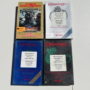 READ Commodore 64 LOT Wizardry Rastan Altered Beast Advanced Dungeons & Dragons - Picture 1 of 12