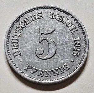ALLEMAGNE 5 PFENNIG 1915 G Germany Deutchland - Picture 1 of 2