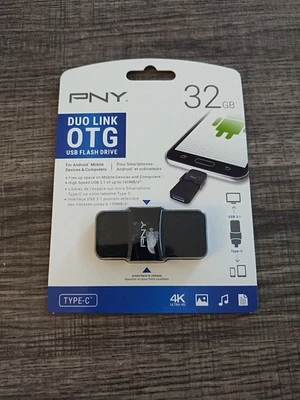 PNY 32GB Duo Link USB 3.1 Type-C OTG Flash Drive for Android Devices  - Image 1 of 4