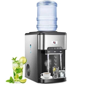 NUNET 3 in 1 Bullet Ice Maker Portable Ice/Hot/Cold water dispenser Machine - Picture 1 of 7
