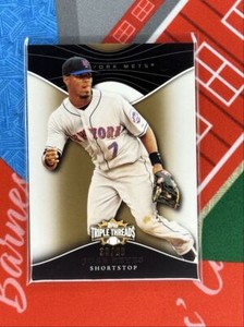 2009 Topps Triple Threads Gold Jose Reyes /99 New York Mets #36