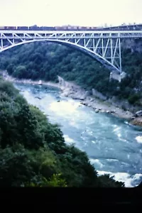 #B 35mm slide - Vintage - Collectibles - Photo - beautiful view bridge water - Picture 1 of 1
