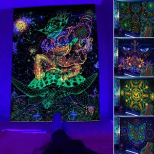 Heim dekoration Hippie Wandbehang Wandbild Pilz Hintergrund tuch Wandteppich - Picture 1 of 21