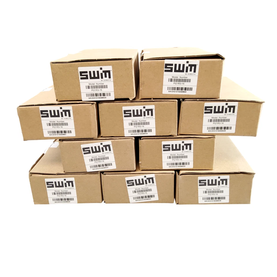 NEW DIRECTV SWIM Power Inserter PI21R3-16 120V .6A 60Hz 21V 1.2A 25.2W  QTY=10 - Image 1 of 4