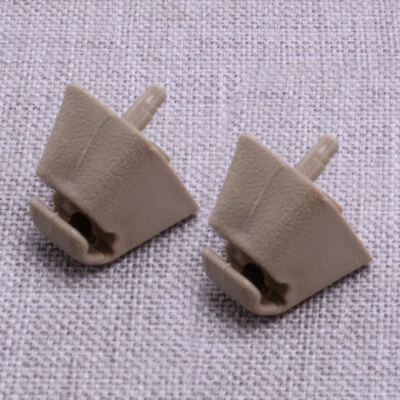 2pcs Beige Sun Visor Retainer Clip Bracket Fit For Holden Commodore Berlina uo - image 1 of 4