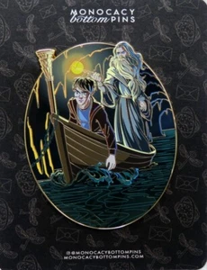 HARRY POTTER & ALBOUS DUMBLEDORE JUMBO FANTASY PIN THE CAVE HALF BLOOD PRINCE - Picture 1 of 2