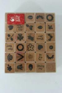 Close to My Heart Set di 30 timbri in legno Fiori Primavera Gioia - Foto 1 di 4