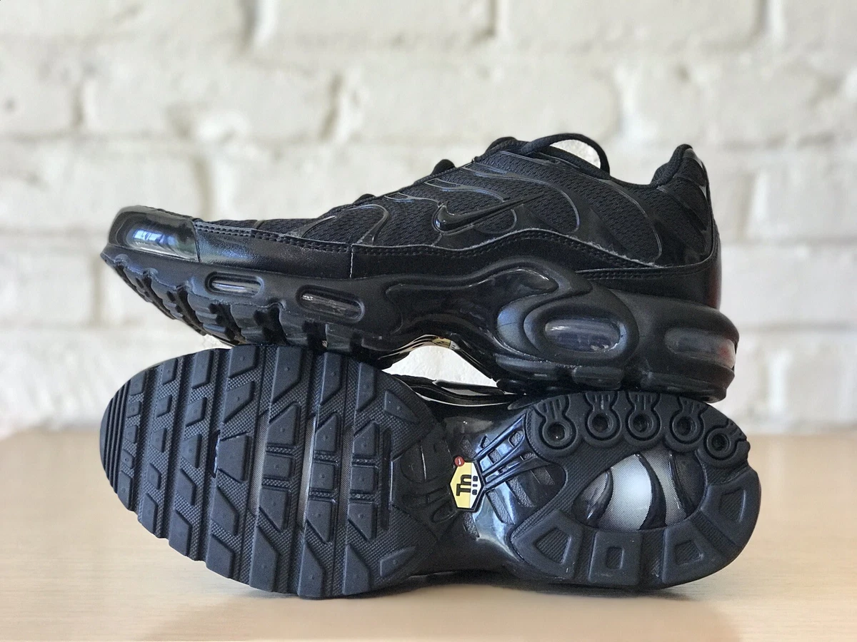 Nike Air Max Plus Low Triple Black | eBay