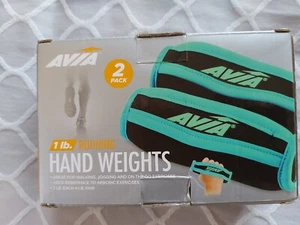 Avia hand weights, set of 2 x 1lb. Brand new - Picture 1 of 3