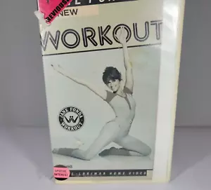 VHS Tape JANE FONDA'S "NEW" WORKOUT- 90 Minutes 1985 Both Beginners & Advance - Picture 1 of 4