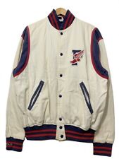 Chaqueta universitaria de algodón vintage década de 1990 Polo Ralph Lauren P-WING RL 92 para hombre talla S