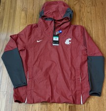 Washington State Cougars Nike College Player Quarter-Zip Hoodie Jacket XL