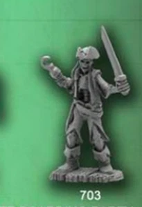Brinewind 703 Skeleton Pirate Captain Bones 5 Reaper Miniatures Kickstarter D&D - Picture 1 of 1