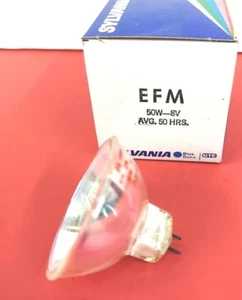EFM 50W 8V GZ6.35 MK3 MR16 Reader Microscope Medical LIGHT BULB LAMP NEW 54864 - Picture 1 of 3