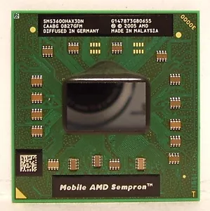 CPU AMD Sempron 3600+ 2.0GHz SMS3600HAX3DN processore Socket S1 S1g1 mobile - Foto 1 di 1