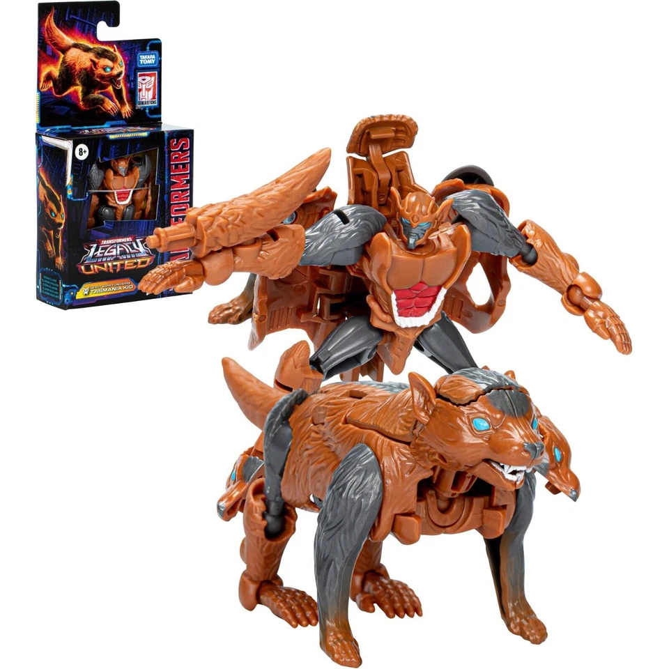 Hasbro Transformers Legacy United Core Class Beast Wars II Universe - Tasmania Kid Action Figure