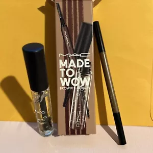 MAC Made To Wow Brow Kit: Auburn - Penny/Clear New In Box - Picture 1 of 4