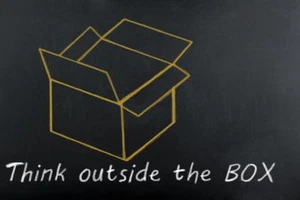 Think Outside the Box Inspirational Cool Wall Decor Art Print Poster 36x24 - Picture 1 of 1
