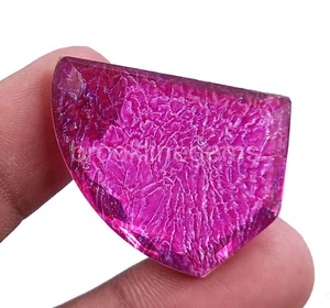 Piedra preciosa suelta doble orgánica similar al ópalo ammolita natural EGL de 58,50 quilates 4HKS - Imagen 1 de 7