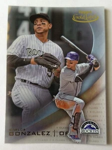 CARLOS GONZALEZ, 2016 TOPPS GOLD LABEL #2, ROCKIES - Picture 1 of 2