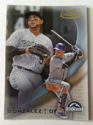 CARLOS GONZALEZ, 2016 TOPPS GOLD LABEL #2, ROCKIES - Image 1 of 2