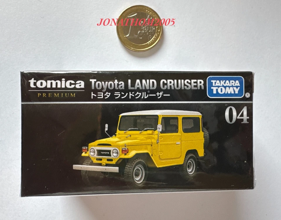 TOMICA TAKARA TOMY PREMIUM N° 04 - TOYOTA LAND CRUISER GIALLO 1/60° - Immagine 1 di 1