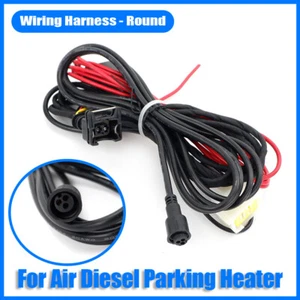 Air Diesel Heater Wiring harness Loom Power Cable Adapter Round For Car Truck @ - Bild 1 von 8