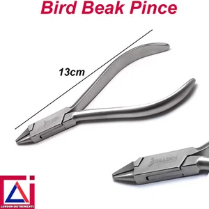 Dentaire orthodontie Formant Pince Angle bec d'oiseau Bird Beak Pinces Beaden® - Picture 1 of 5