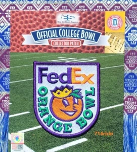 2006 FedEx Orange Bowl Patch Penn State Nittany Lions vs Florida State Seminoles - Picture 1 of 1