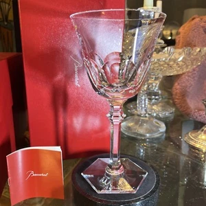 Calice acqua o vino Baccarat cristallo francese Harcourt Eve 8,25” nuovo con scatola - 2 avl. - Foto 1 di 8