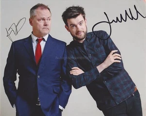 Jack Whitehall & Jack Dee HAND SIGNED 8x10 Photo Autograph, Comedy, Comedian - Picture 1 of 1